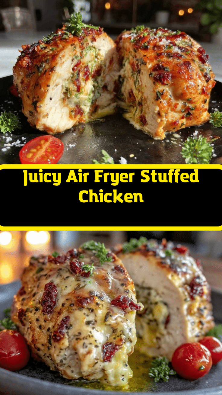 air fryer stuffed chicken breast recipe