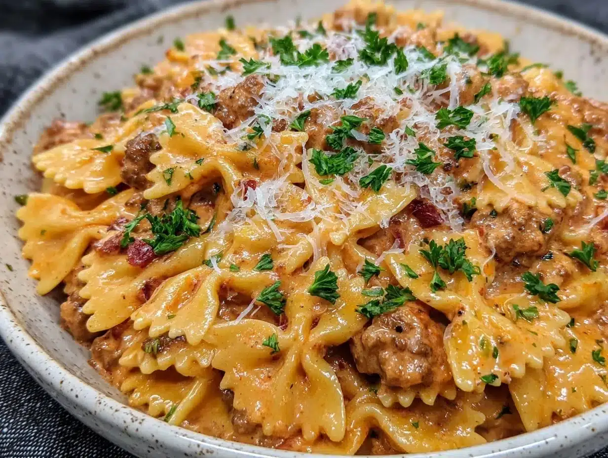 bowtie pasta recipe preparation steps