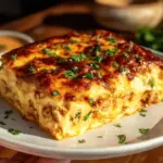 buffalo chicken lasagna - featured image