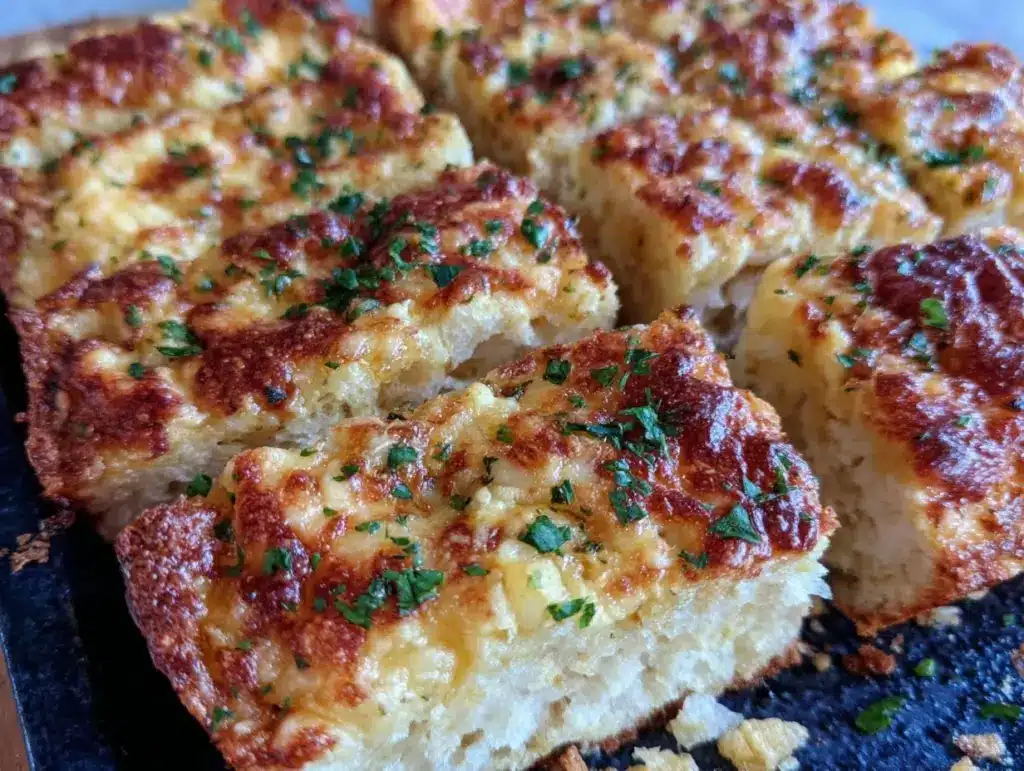 cheesy garlic bread - featured image