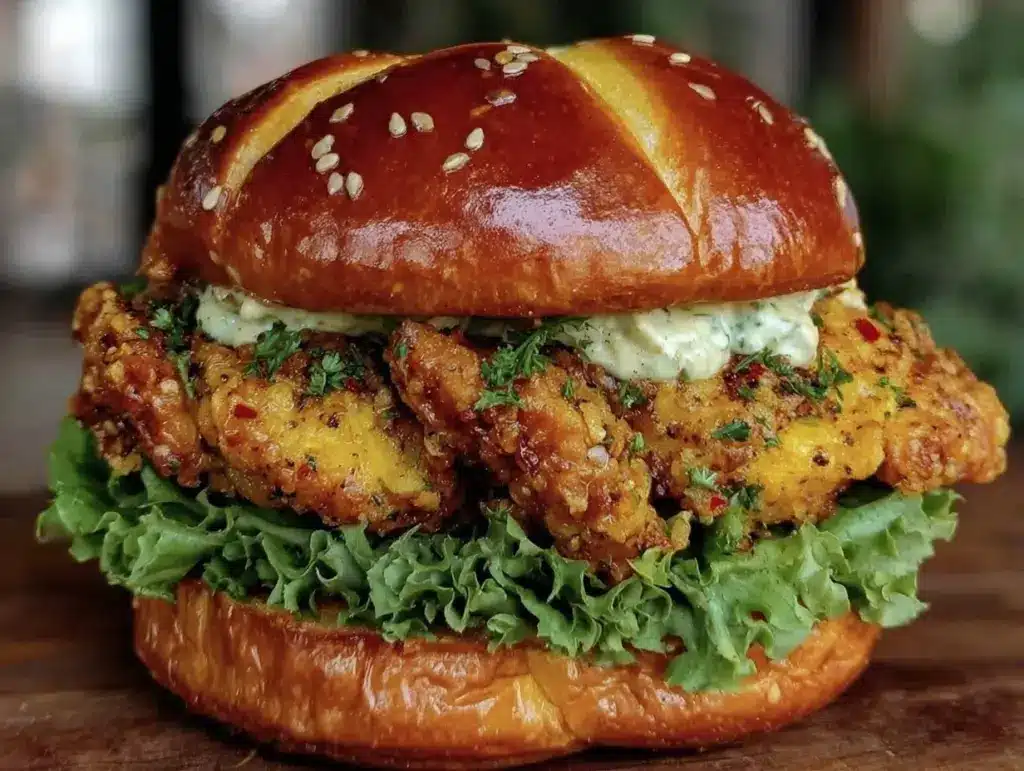 chicken caesar sandwich - featured image