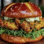 chicken caesar sandwich - featured image