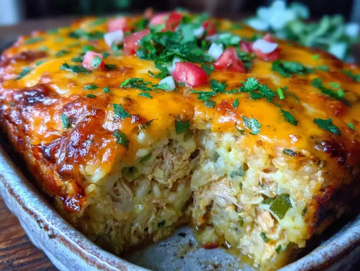 chicken enchilada rice casserole preparation steps