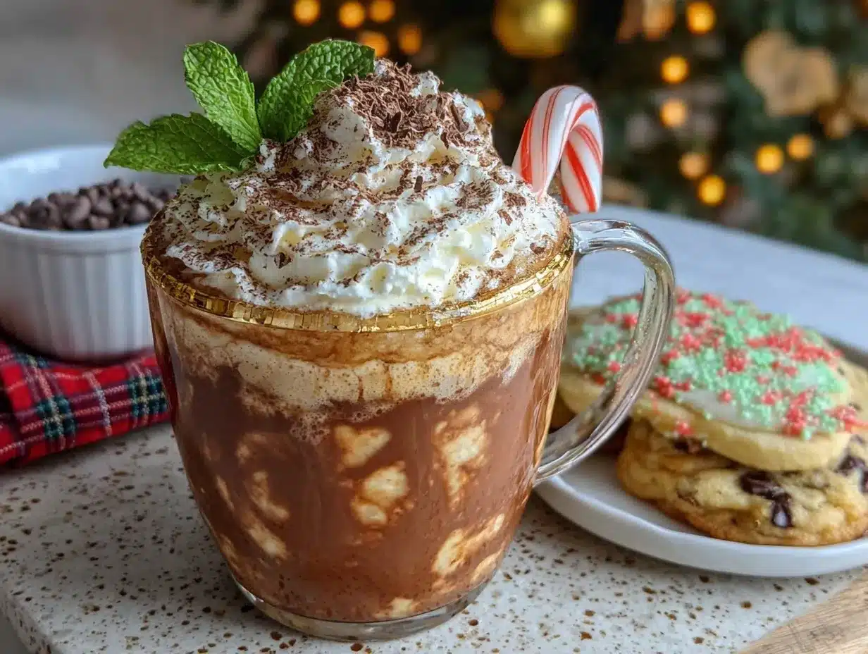 Christmas Coffee Delight preparation steps