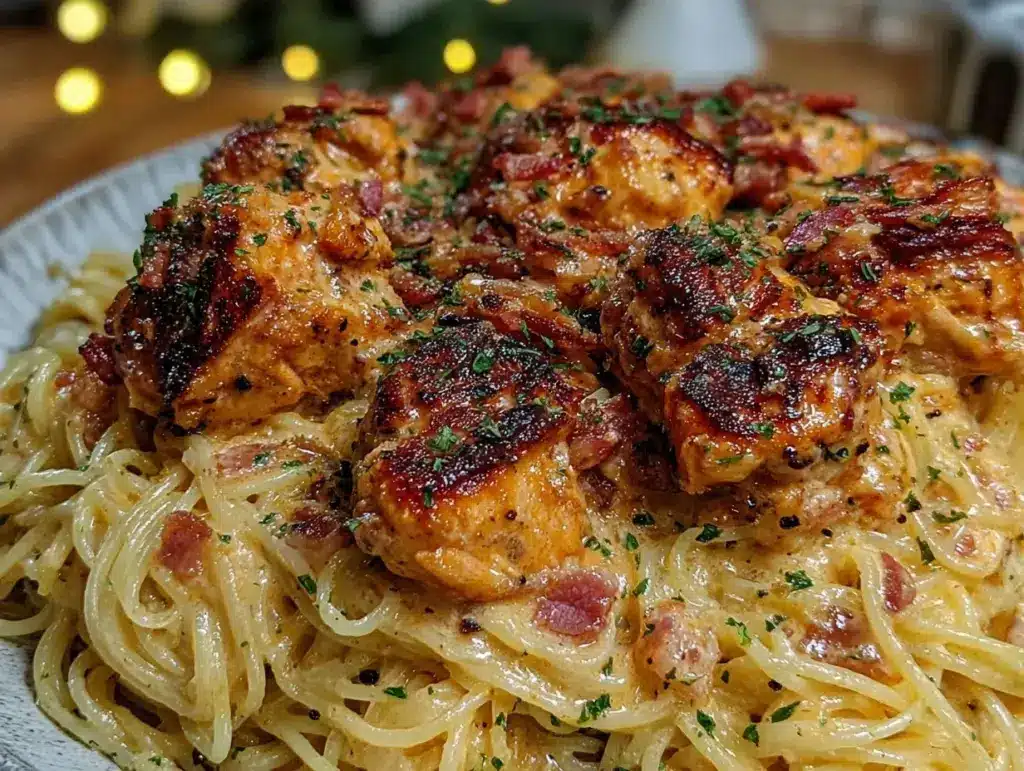 cowboy butter chicken pasta - featured image
