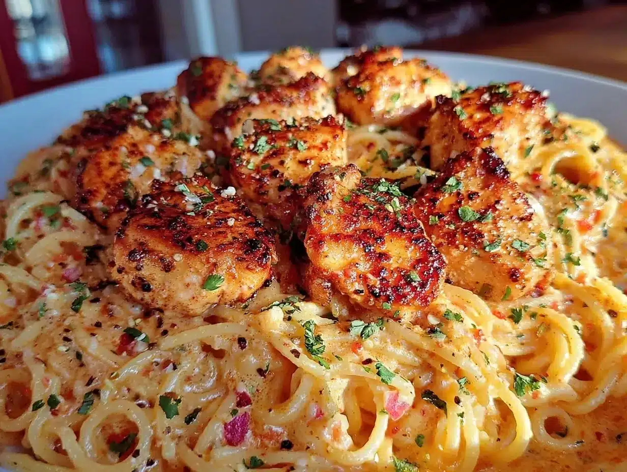 cowboy butter chicken pasta preparation steps