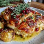 creamy garlic butter chicken - featured image