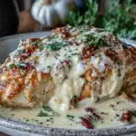 creamy garlic parmesan chicken - featured image