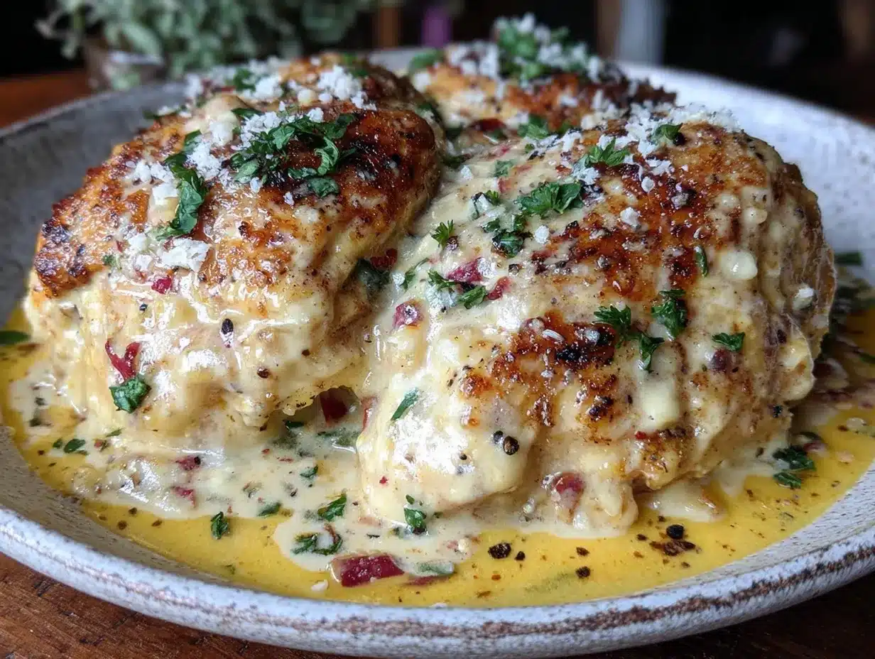 creamy garlic parmesan chicken preparation steps