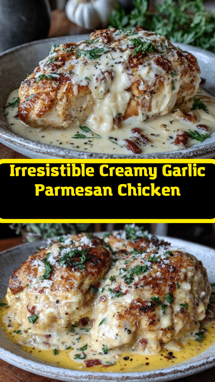 creamy garlic parmesan chicken recipe