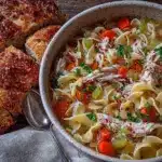 easy chicken noodle soup - featured image