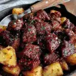 garlic butter steak bites - featured image