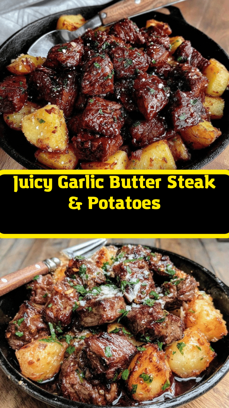 garlic butter steak bites recipe
