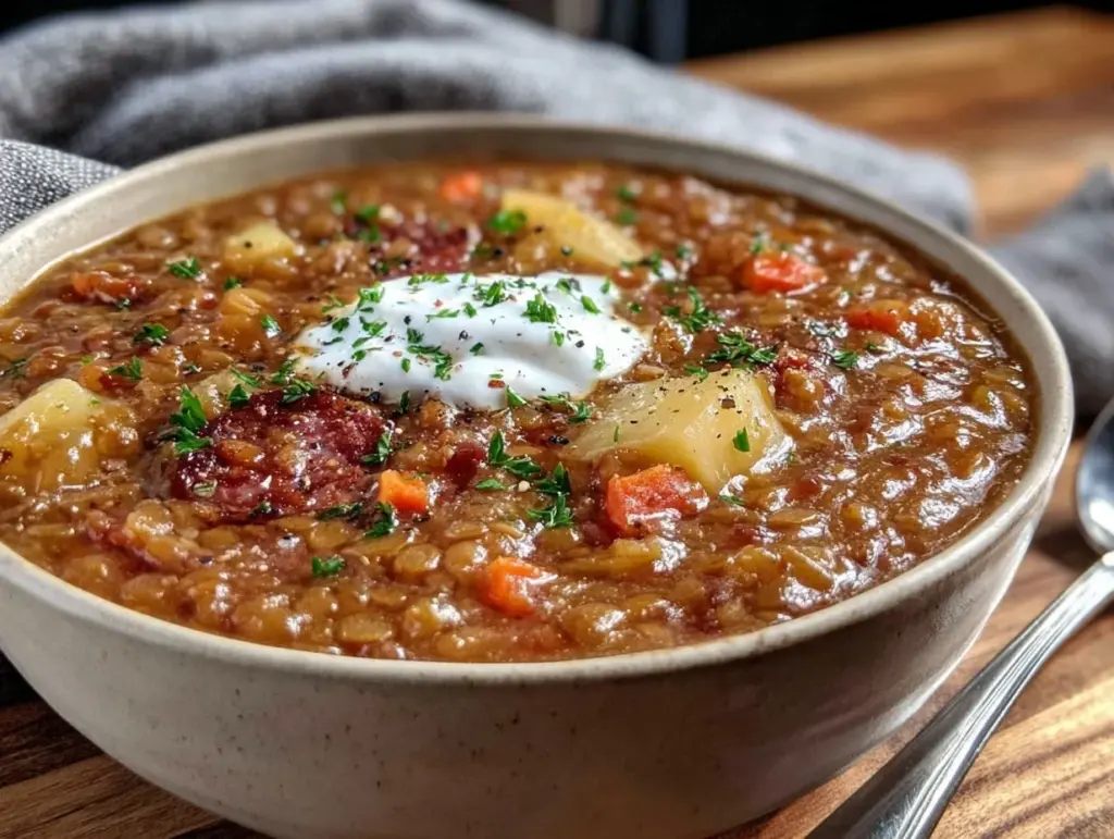 German lentil soup - featured image