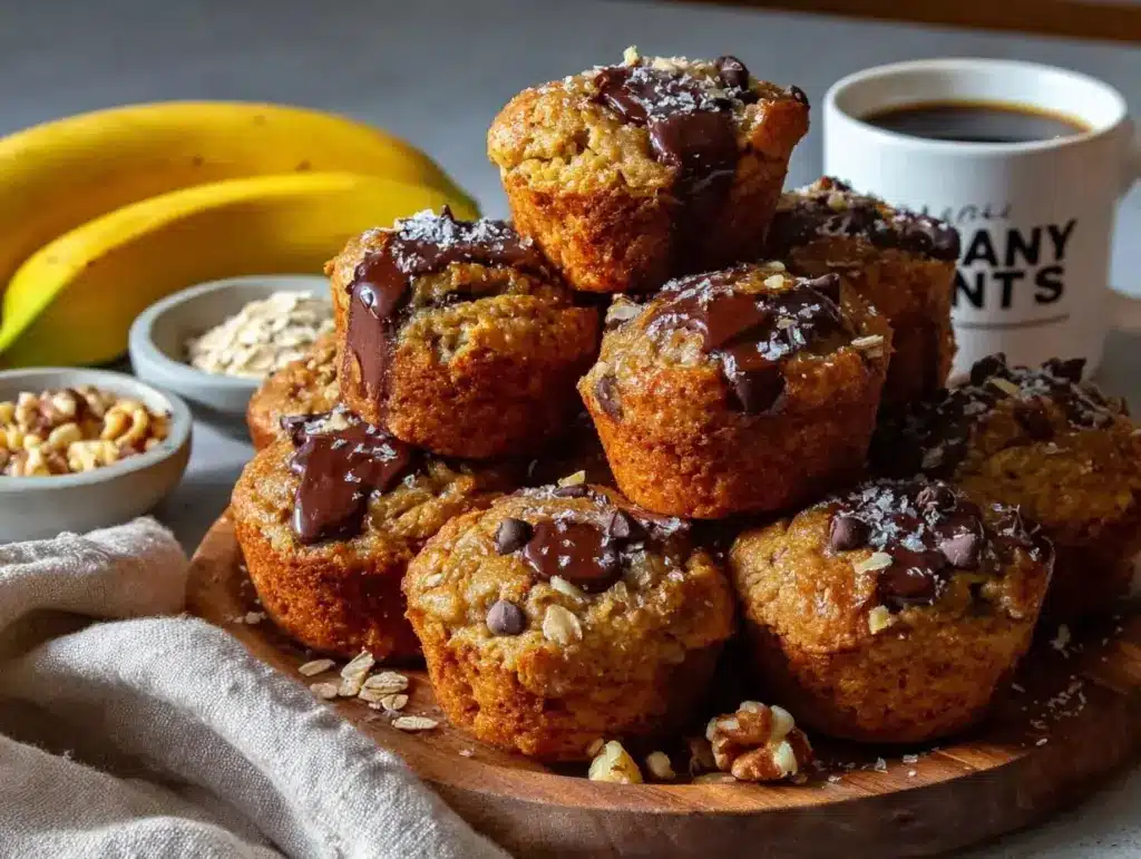 gluten-free banana bread muffins - featured image