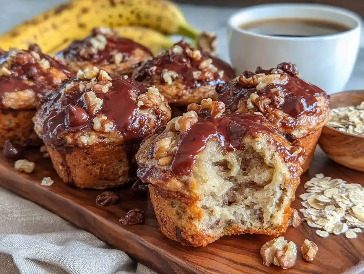 gluten-free banana bread muffins preparation steps