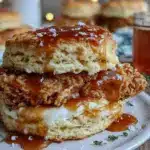 hot honey chicken biscuits - featured image