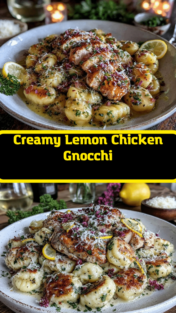 lemon chicken gnocchi recipe