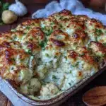 mashed potato chicken casserole - featured image