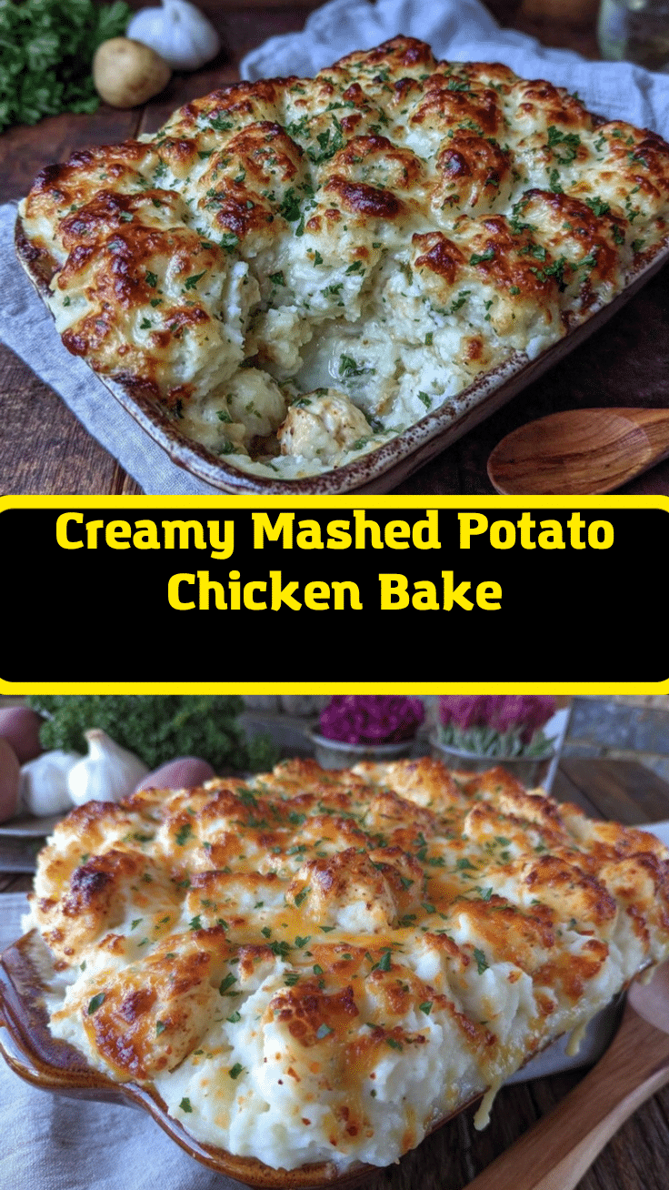 mashed potato chicken casserole recipe