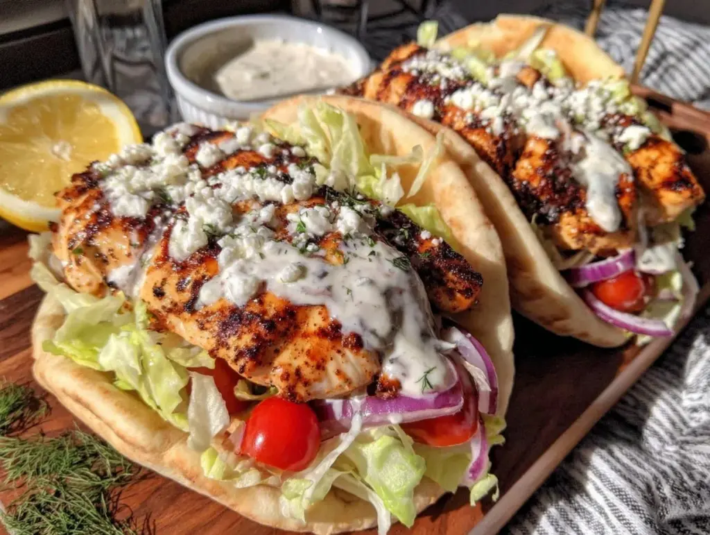 Mediterranean Grilled Chicken Pita Pockets - featured image