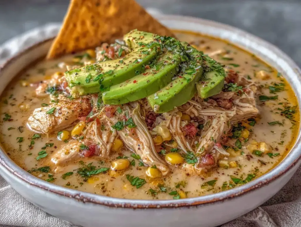 Mexican Street Corn White Chicken Chili - featured image