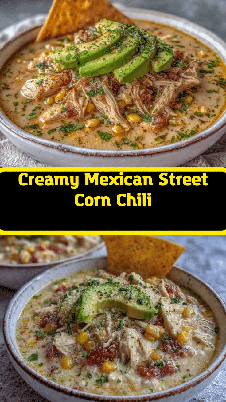 Mexican Street Corn White Chicken Chili recipe