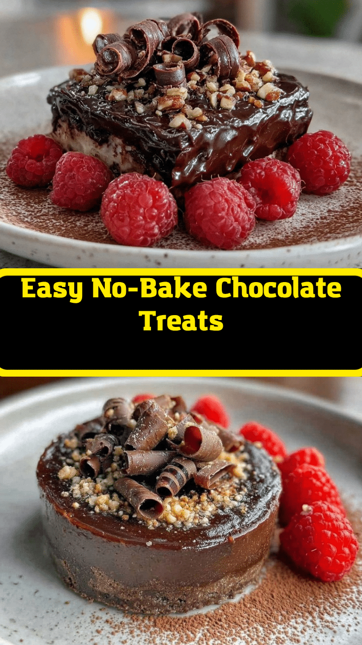 no-bake chocolate desserts recipe