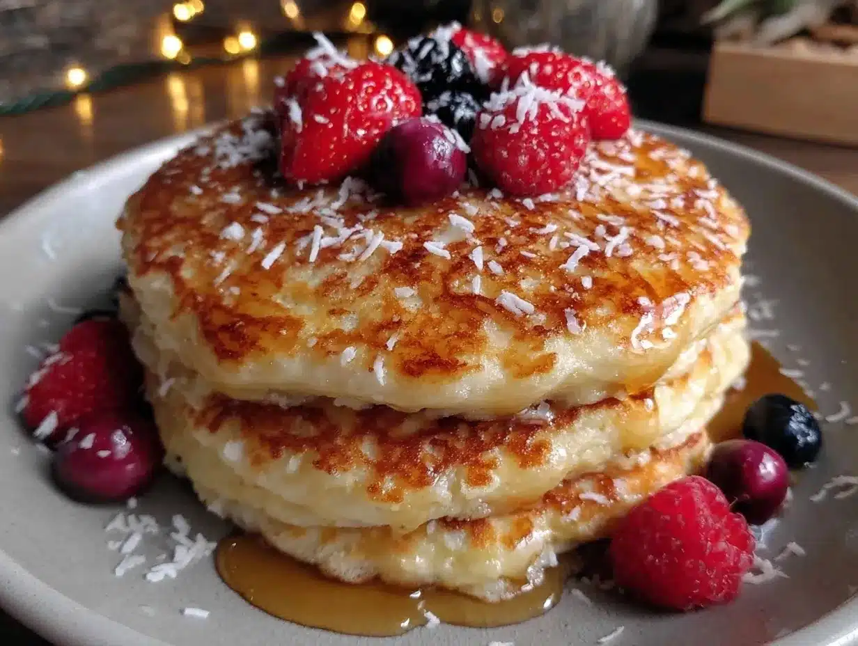 paleo coconut flour pancakes preparation steps
