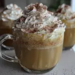 pumpkin white hot chocolate - featured image