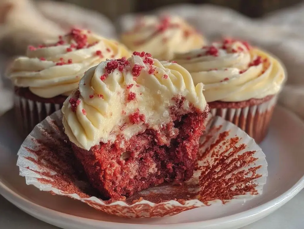 red velvet cupcakes - featured image