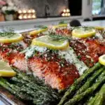 sheet pan salmon - featured image