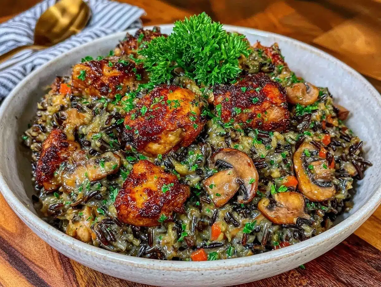 turkey and wild rice - featured image