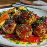 turkey veggie meatballs - featured image