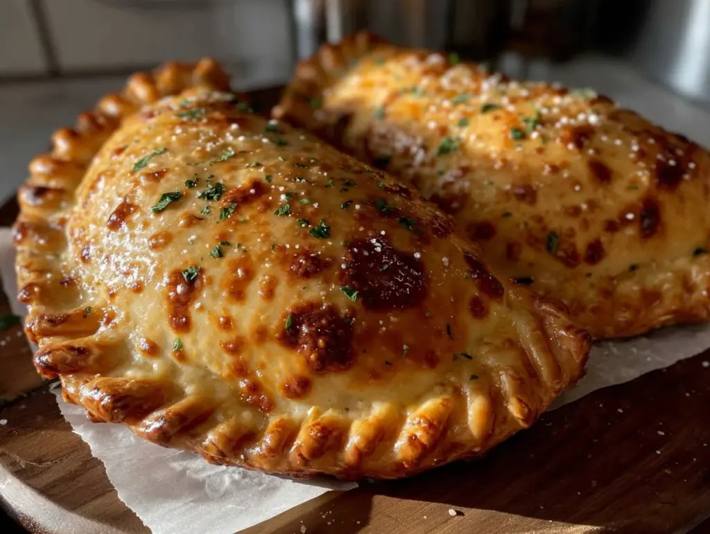 air fryer calzones - featured image