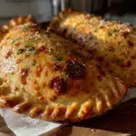 air fryer calzones - featured image