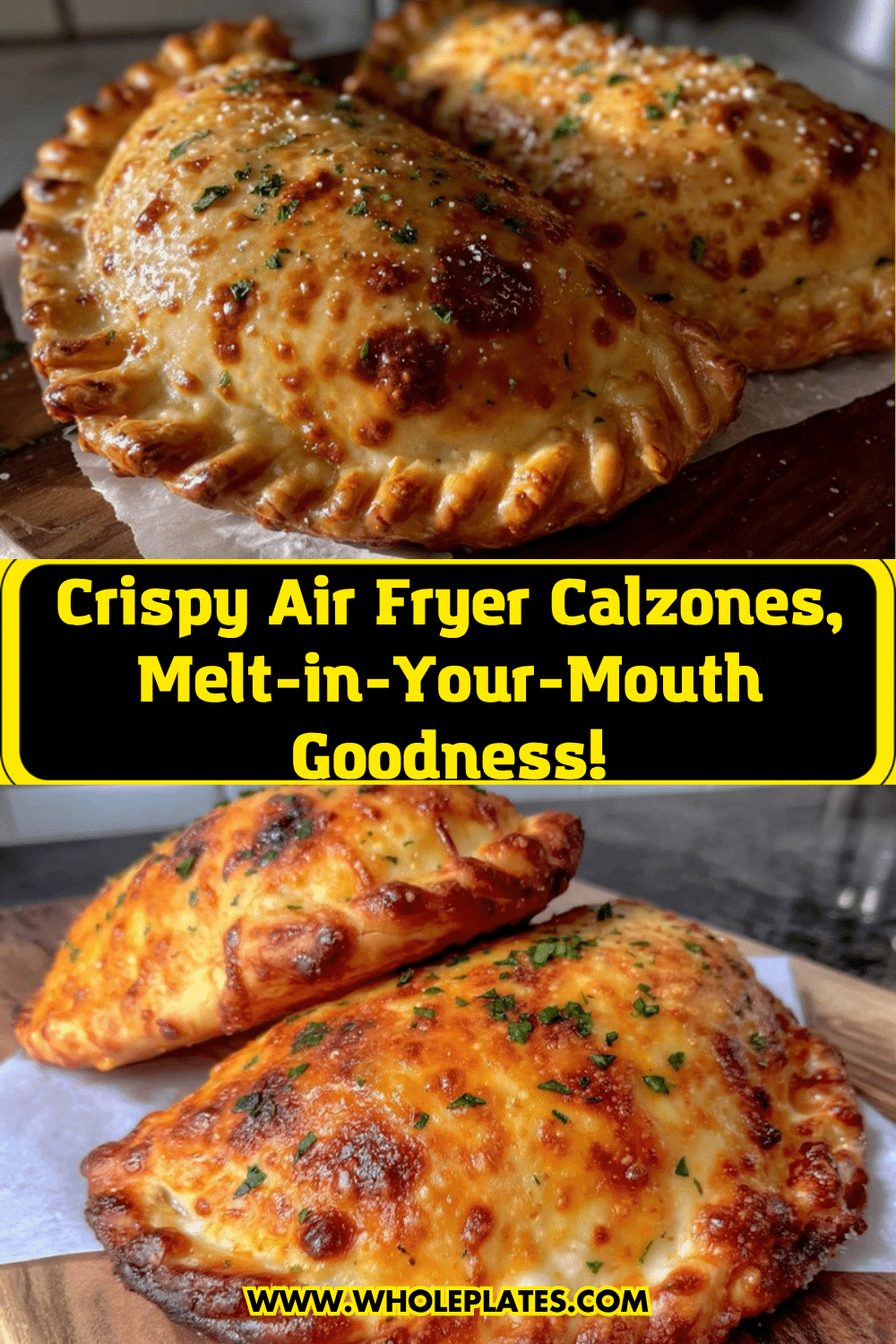 air fryer calzones recipe