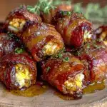 bacon wrapped dates - featured image