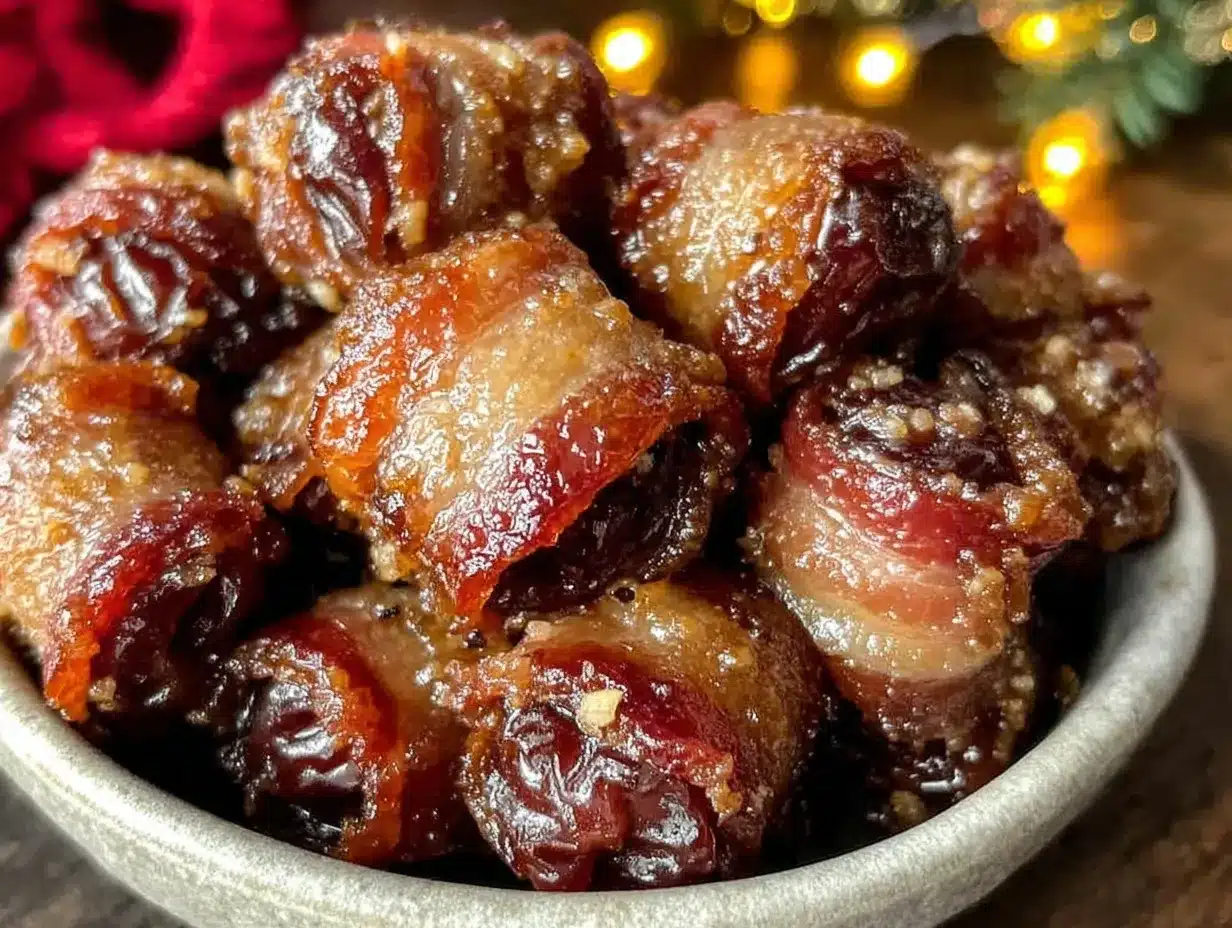 bacon wrapped dates preparation steps