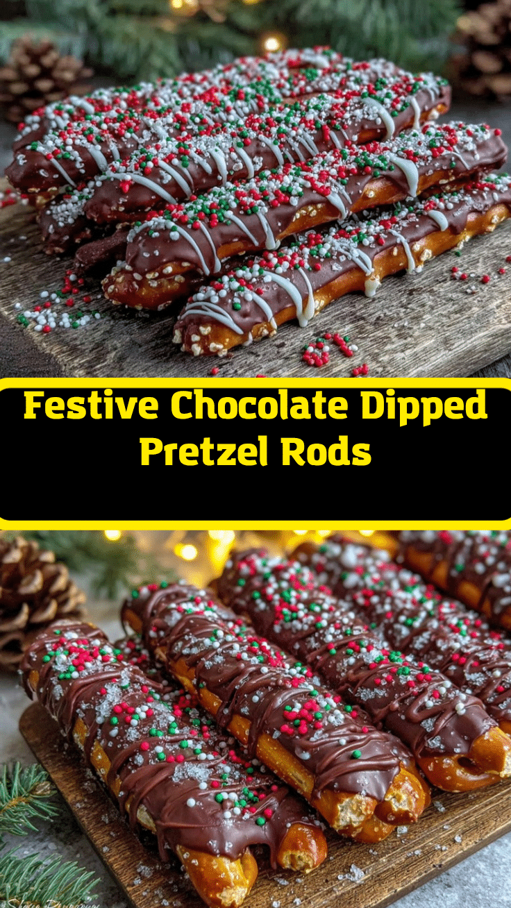 chocolate-covered pretzel rods recipe