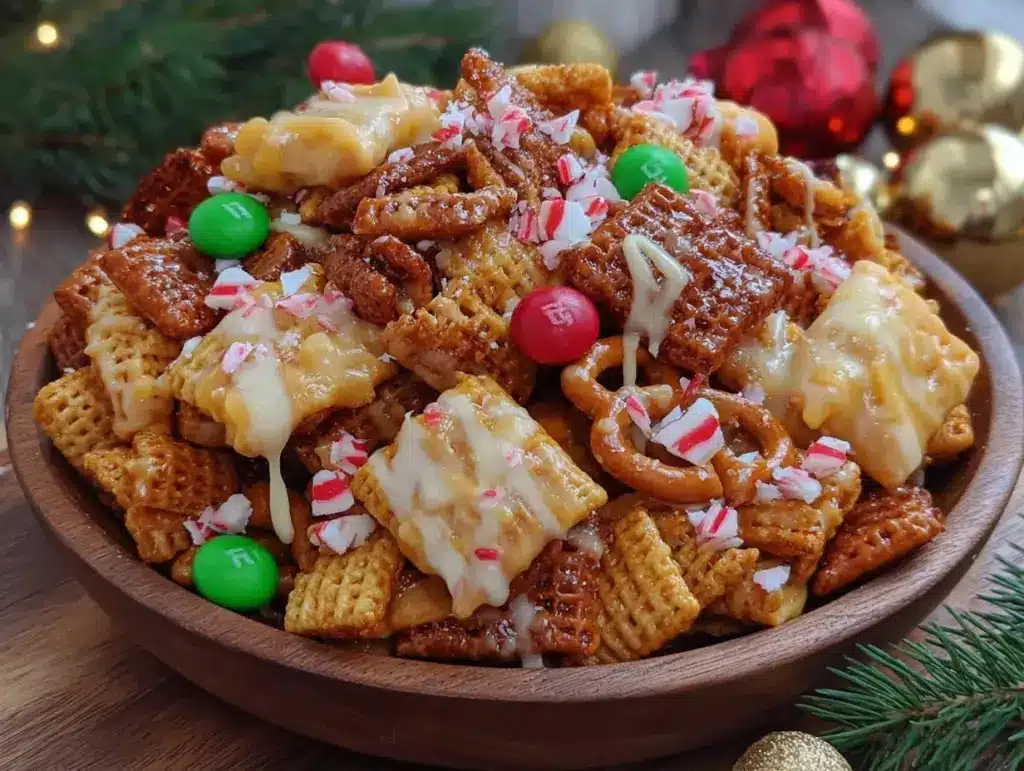 Christmas Chex Mix - featured image