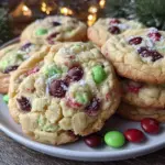 Christmas M&M Cookies - featured image