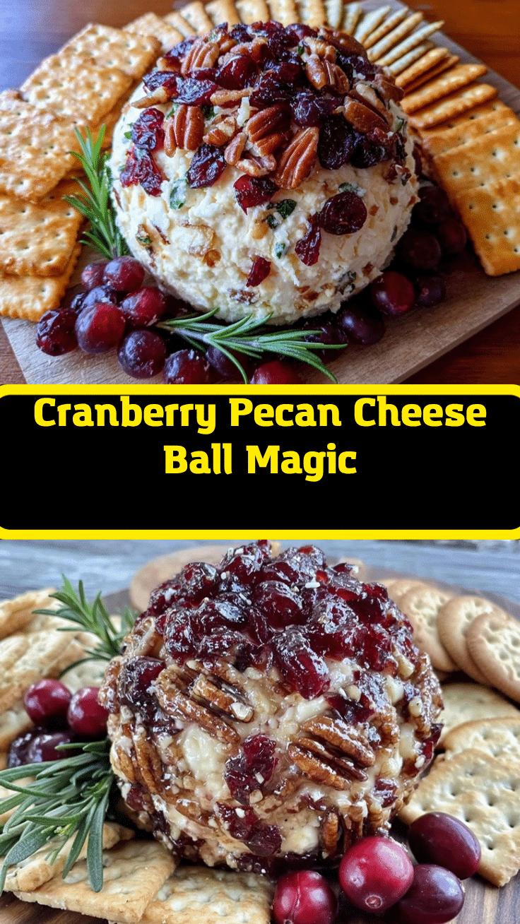 cranberry pecan cheese ball recipe