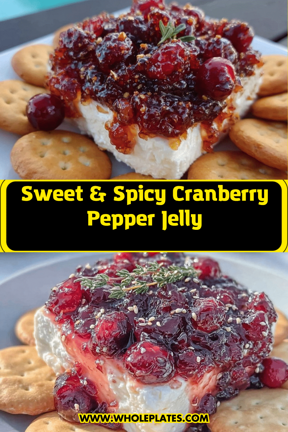 cranberry pepper jelly dip recipe