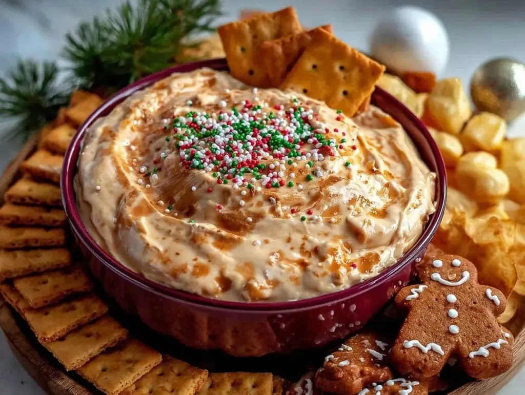 Gingerbread Cheesecake Dip - featured image