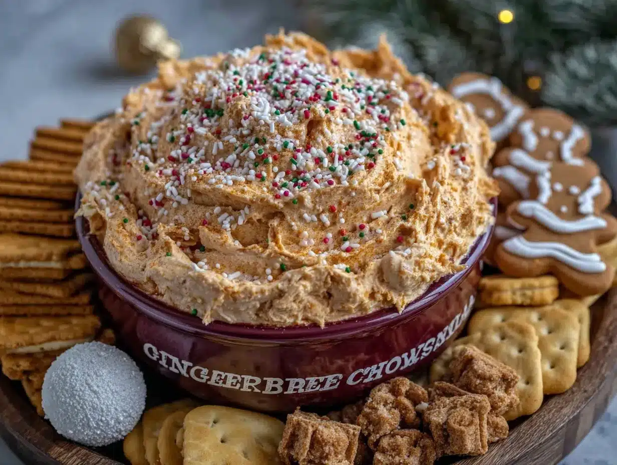 Gingerbread Cheesecake Dip preparation steps