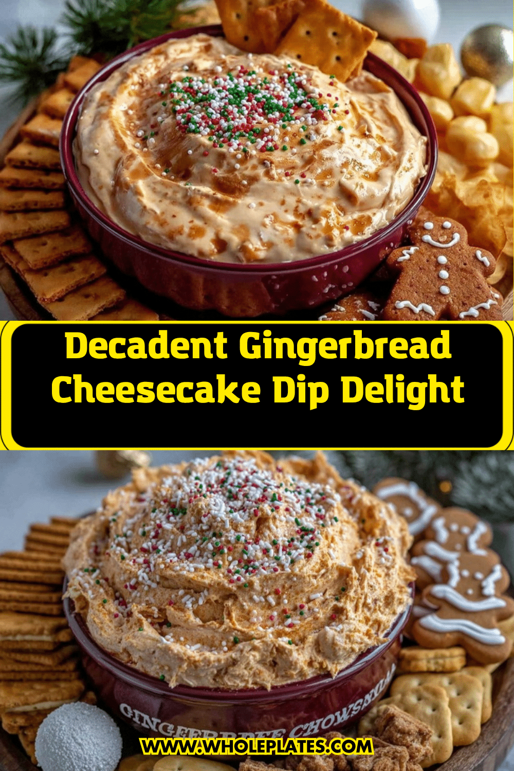 Gingerbread Cheesecake Dip recipe