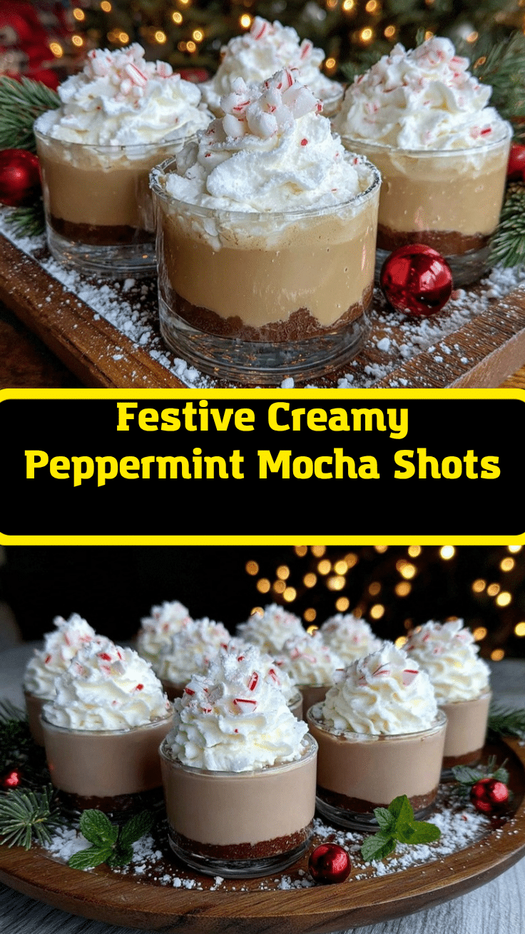peppermint mocha jello shots recipe
