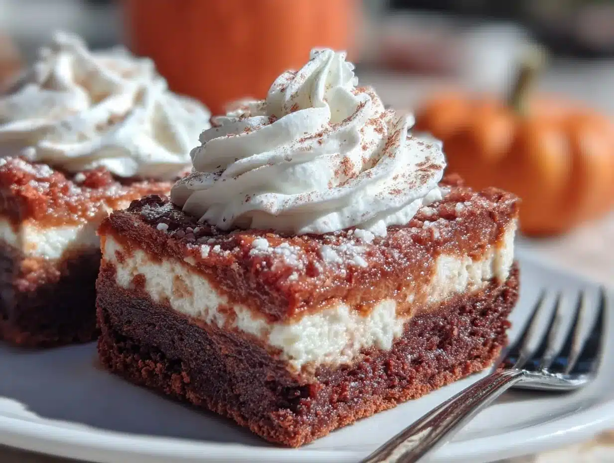 Pumpkin Brownies preparation steps