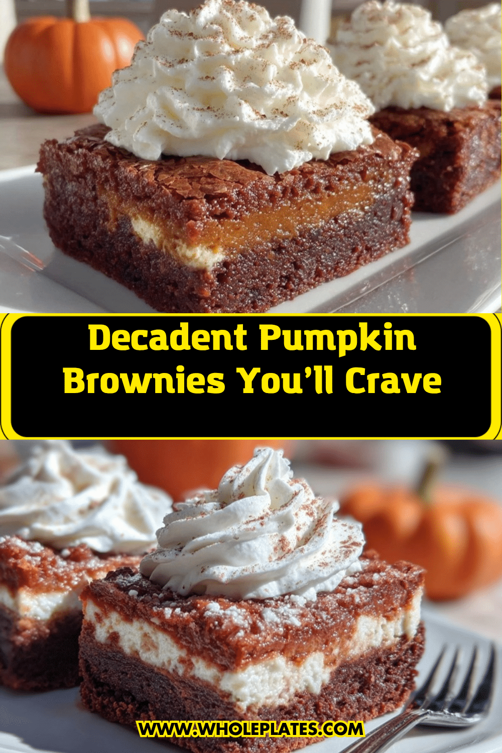 Pumpkin Brownies recipe